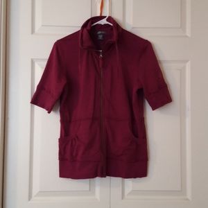 Eddie Bauer Purple Zip Up Jacket